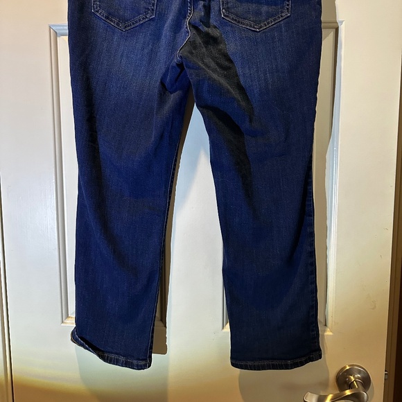 Simply Vera Vera Wang Dark Wash Cropped Mid Calf Skinny Jeans Size 12P - Picture 4 of 6